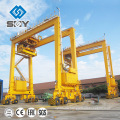 Heavy Duty Double Beam Rubber Tired Gantry Crane With CE ISO Certification